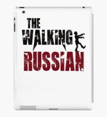 Russian walking zombie Russia Moscow gift t shirt iPad Case/Skin