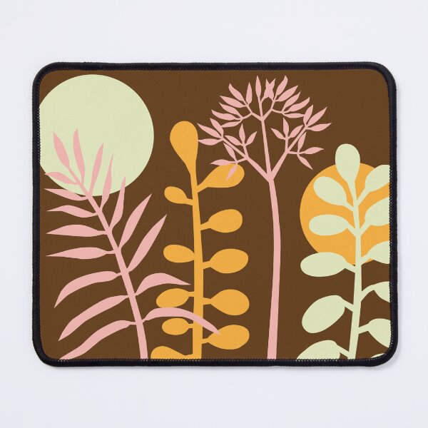 Item preview, Ibiza flowers design brown designed and sold by natasa sears.