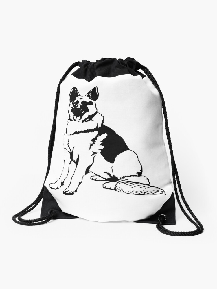 German Shepherd Drawstring Bag By Spectralstories Redbubble