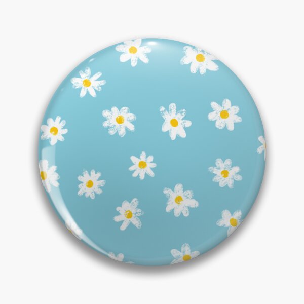 Item preview, Ditsy Daisy - Blue designed and sold by Sarah King.