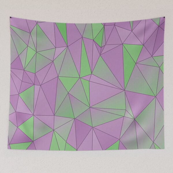 Item preview, Geo Pattern (Purple and Green) designed and sold by Blue-Banana.