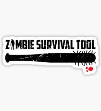 Zombie survival tool Sticker