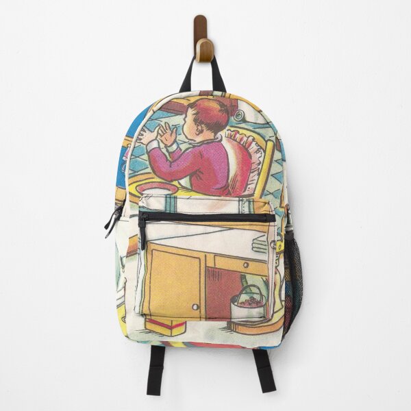 Item preview, beautiful vintage illustration with mother and children in the kitchen designed and sold by Mauswohn.