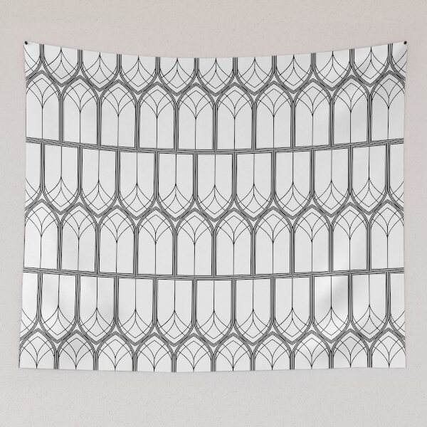 Item preview, Arched Gothic Window 2 Pattern designed and sold by Victoria Noda.