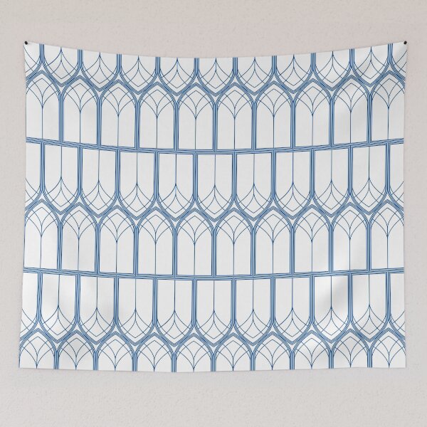 Item preview, Arched Gothic Window Pattern designed and sold by Victoria Noda.