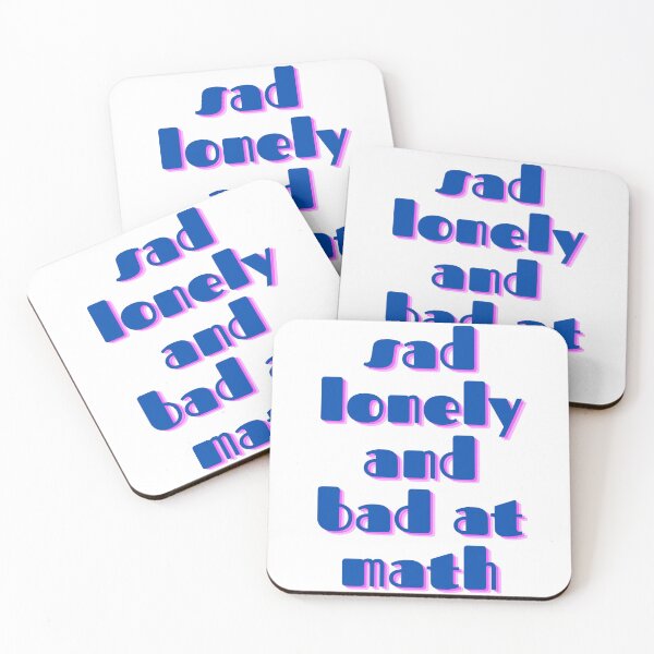 Item preview, Sad lonely and bad at math  designed and sold by GamersLands.