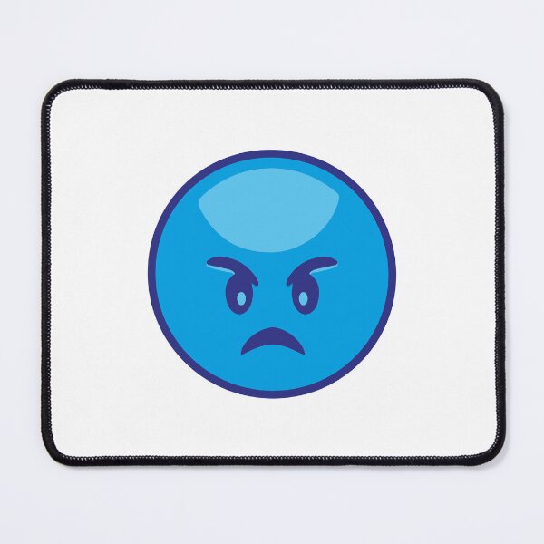 Item preview, I Hate You Angry blue Emoji designed and sold by bolkibox.
