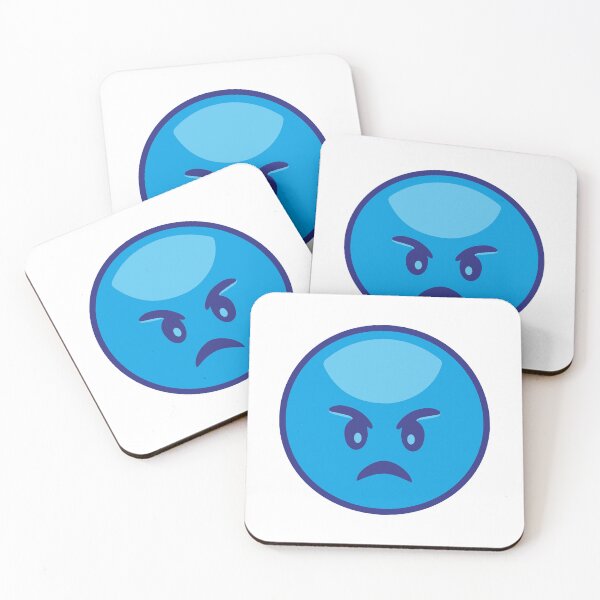 Item preview, I Hate You Angry blue Emoji designed and sold by bolkibox.