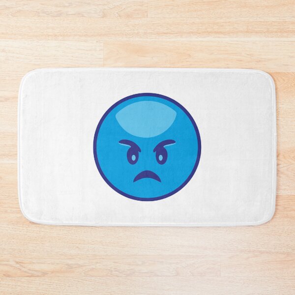 Item preview, I Hate You Angry blue Emoji designed and sold by bolkibox.
