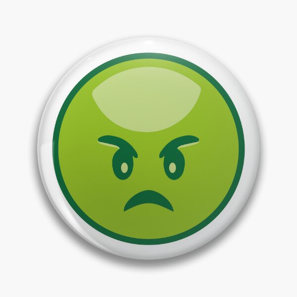 Item preview, I Hate You Angry green Emoji designed and sold by bolkibox.
