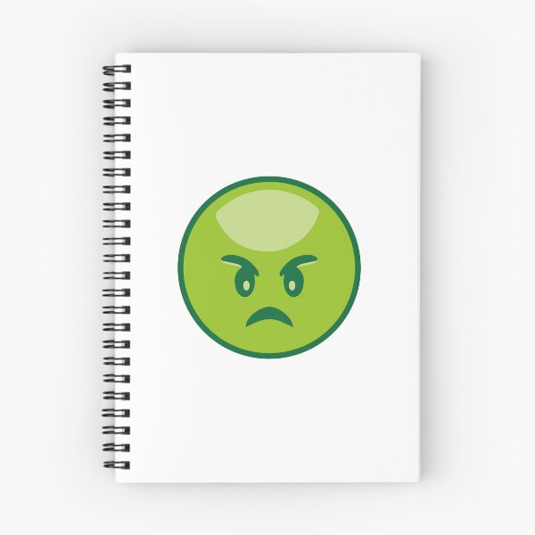 Item preview, I Hate You Angry green Emoji designed and sold by bolkibox.