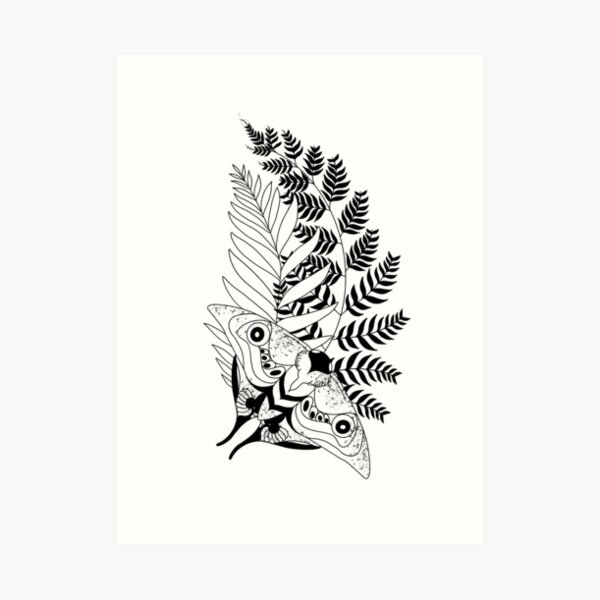 ELLIE'S TATTOO Art Print by Divaad-Shop