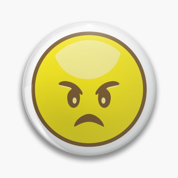 Item preview, I Hate You Angry yellow Emoji designed and sold by bolkibox.
