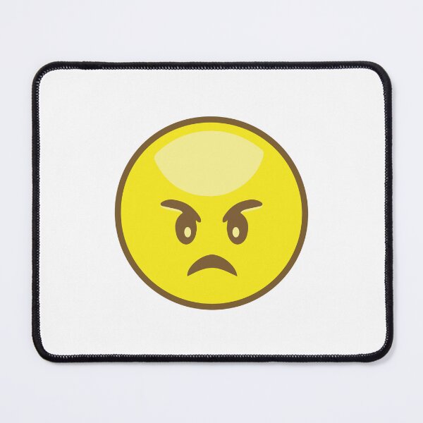 Item preview, I Hate You Angry yellow Emoji designed and sold by bolkibox.