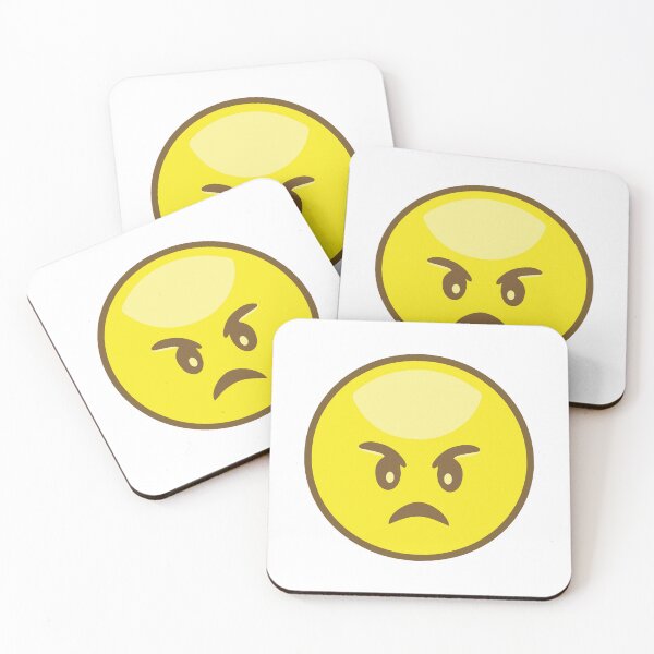 Item preview, I Hate You Angry yellow Emoji designed and sold by bolkibox.
