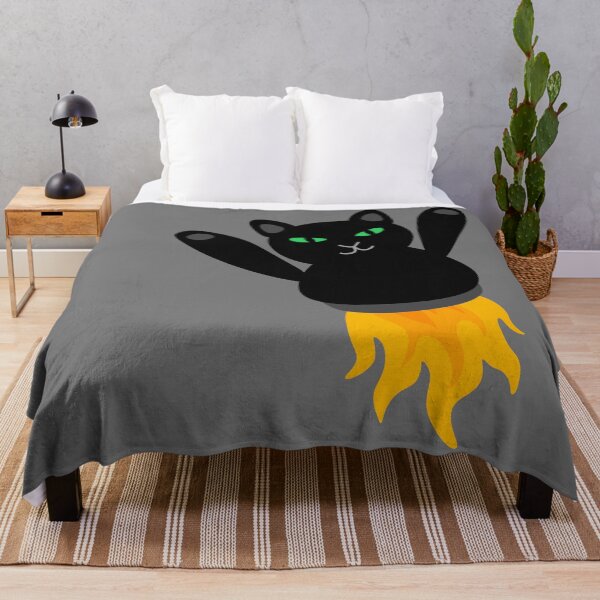 Item preview, Black Rocket Cat designed and sold by XOOXOO.