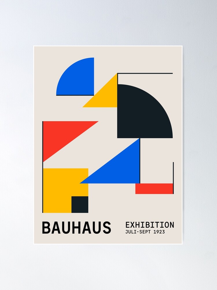 BAUHAUS 04: Exhibition 1923 | Mid Century Series Poster
