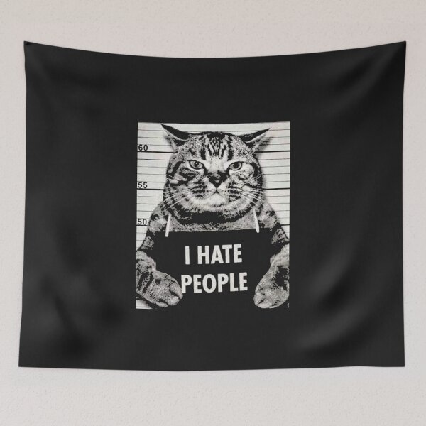 Item preview, Cat I Hate People designed and sold by vwglaesqv75.