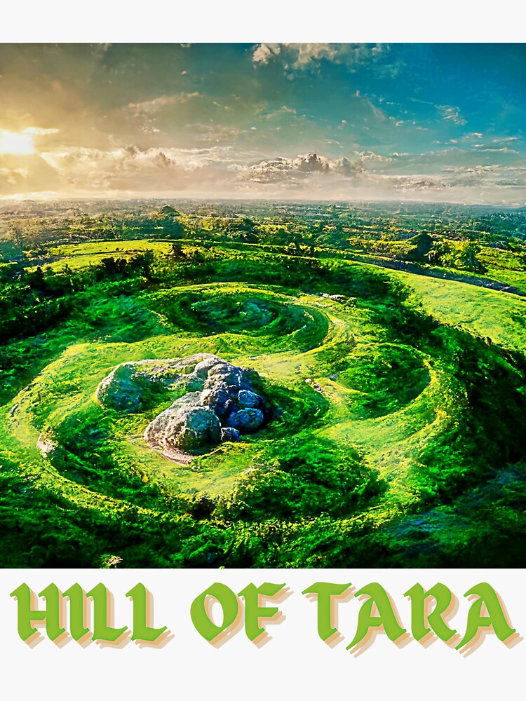 "Hill Of Tara Co Meath Ireland Irish Historic Site" Sticker for Sale by