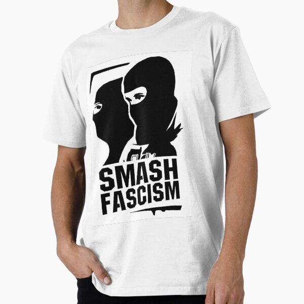 Vista previa del artículo con la obra «Smash Facism», diseñado y vendido por Equality Designs.