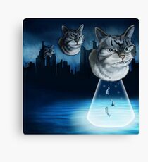 Alien kitten Canvas Print