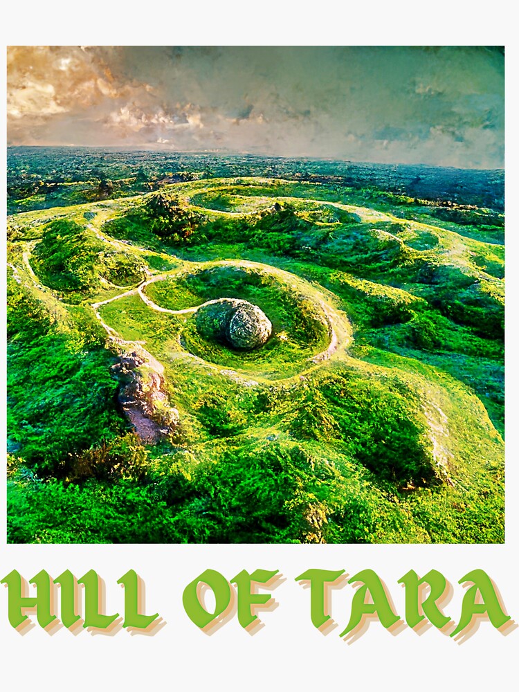 "Hill Of Tara Co Meath Ireland Irish Historic Site" Sticker for Sale by