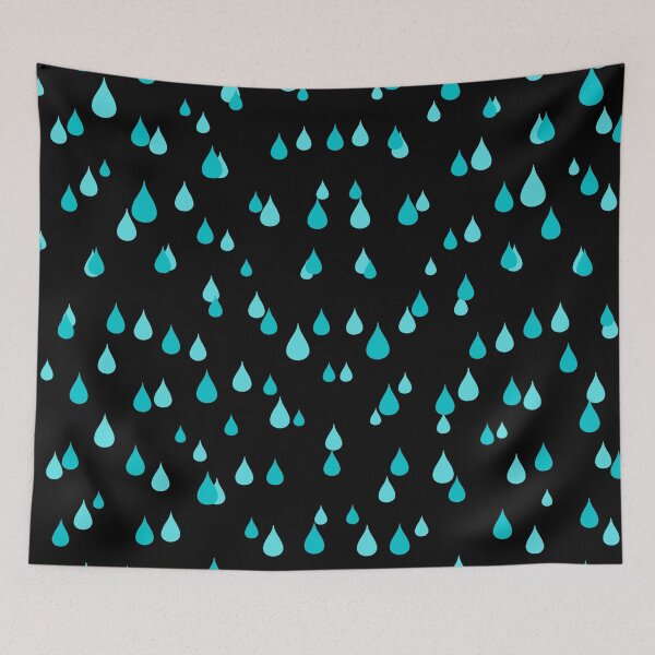 Item preview, Blue Rain Drops designed and sold by PotluckPrints.
