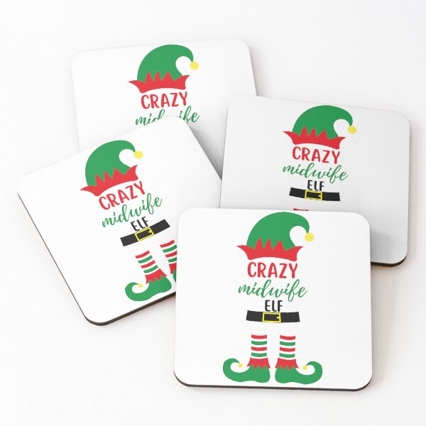 Item preview, Funny Crazy Midwife Elf designed and sold by Pixelish.