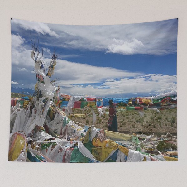 Item preview, Colorful Tibetan Buddhist Prayer Flags designed and sold by ColorandColor.