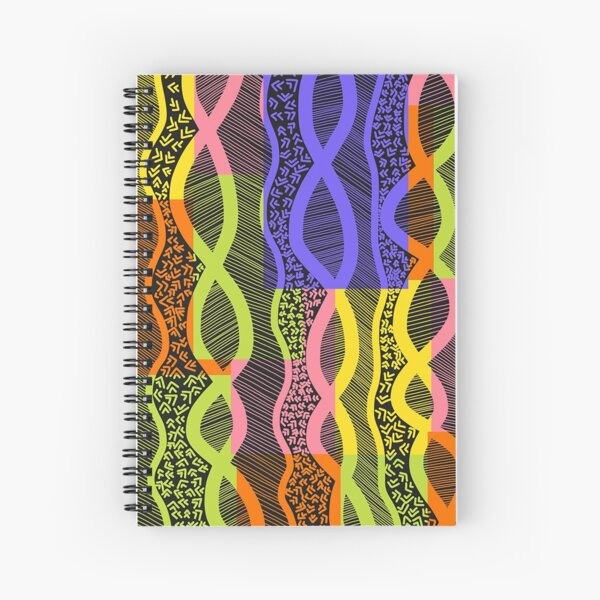 African Motif 3 Spiral Notebook