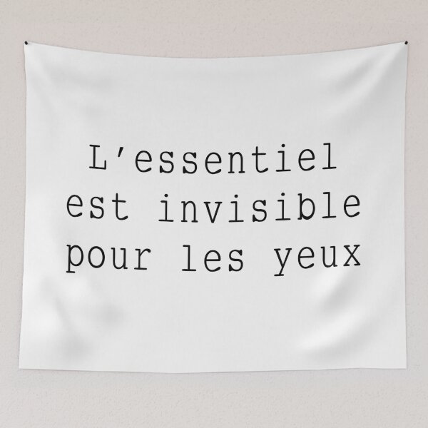 Aperçu de l'œuvre L'essentiel est invisible pour les yeux créée et vendue par Alice Monber’s LETTERING.