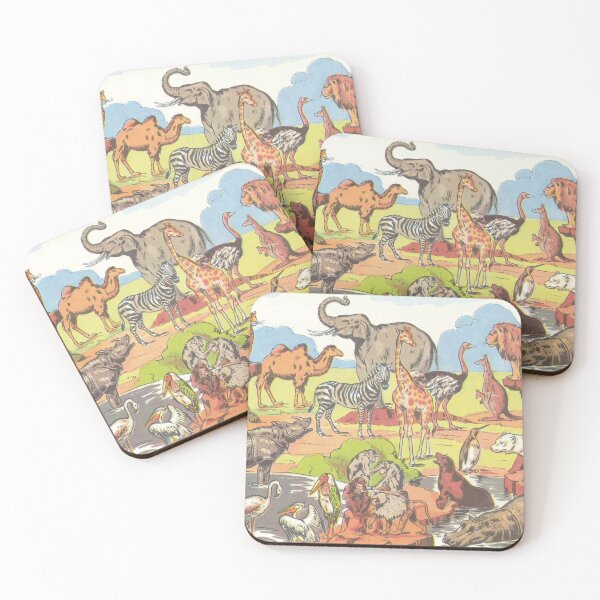 Item preview, Animals in the zoo, Africa wild, vintage designed and sold by Mauswohn.