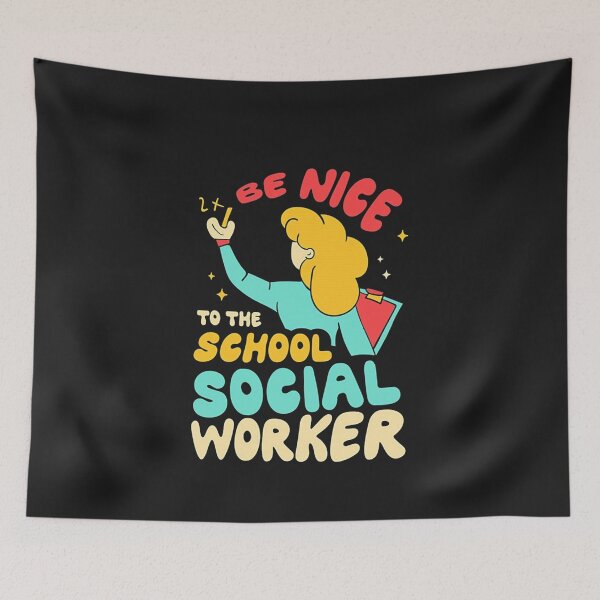 Item preview, Be Nice To The School Social Worker designed and sold by mrgyejohm31.