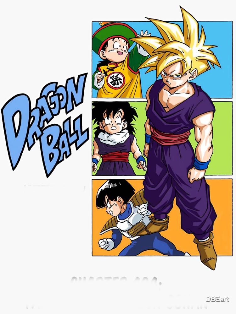 Dragon Ball Son Gohan Sticker For Sale By Dbsart Redbubble 6171