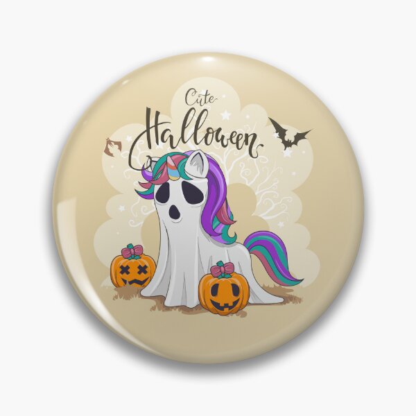 Item preview, Cute Halloween Unicorn Sheet Ghost designed and sold by SpecAli.