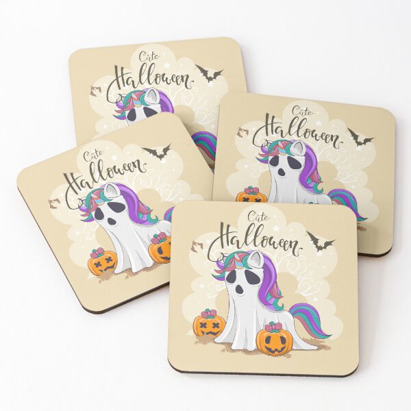 Item preview, Cute Halloween Unicorn Sheet Ghost designed and sold by SpecAli.