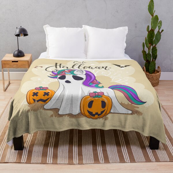 Item preview, Cute Halloween Unicorn Sheet Ghost designed and sold by SpecAli.