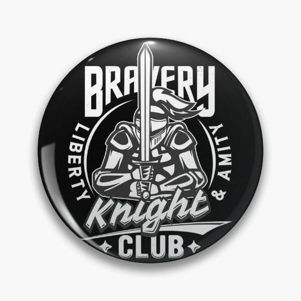 Item preview, Bravery Knights Club Liberty & Amenity - A knight design with the slogan Bravery Knights Club designed and sold by velisani.