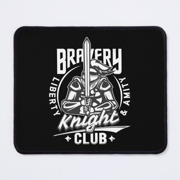 Item preview, Bravery Knights Club Liberty & Amenity - A knight design with the slogan Bravery Knights Club designed and sold by velisani.