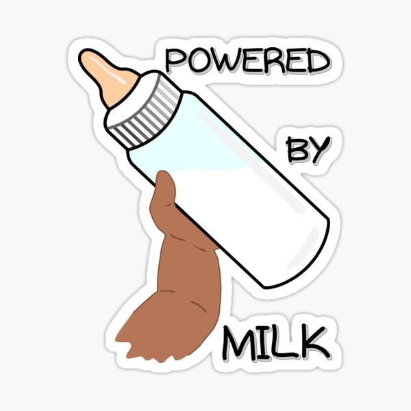 Item preview, Powered by Milk - 2 designed and sold by Owlies-Barn.
