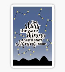 "So Close" Lyric Art Sticker