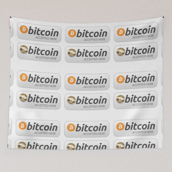 Item preview, bitcoin accepted here set designed and sold by yourgeekside.