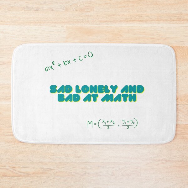 Item preview, Sad lonely and bad at math designed and sold by GamersLands.