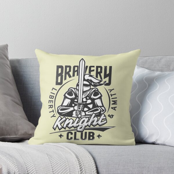 Item preview, Bravery Knights Club Liberty & Amenity in Black - A knight design with the slogan Bravery Knights Club designed and sold by velisani.