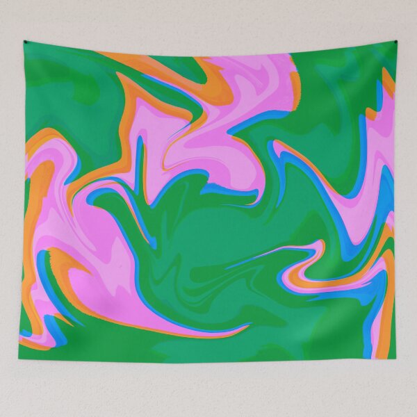 Item preview, Green and Light Pink Tones Marble Pattern designed and sold by theprintedclub.