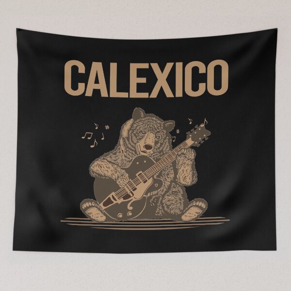 Item preview, Bear With Guitar Calexico designed and sold by BloodMoneyTwit.