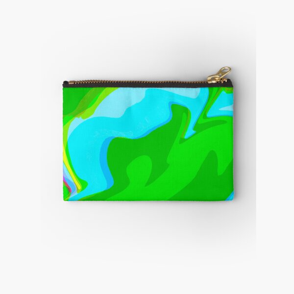 Item preview, Neon Blue and Green Tones Marble Pattern designed and sold by theprintedclub.