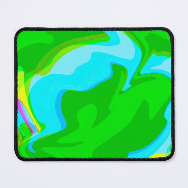 Item preview, Neon Blue and Green Tones Marble Pattern designed and sold by theprintedclub.
