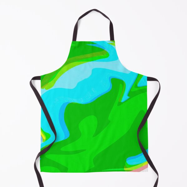 Item preview, Neon Blue and Green Tones Marble Pattern designed and sold by theprintedclub.