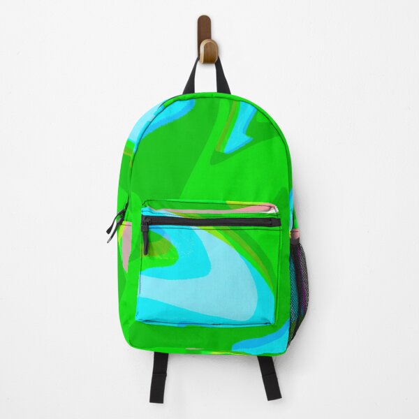 Item preview, Neon Blue and Green Tones Marble Pattern designed and sold by theprintedclub.